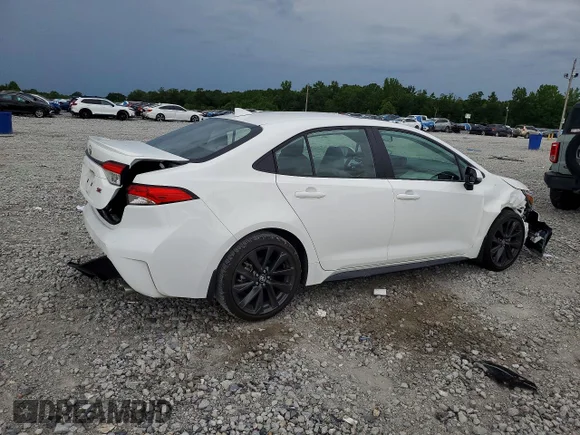 ✅ 2024 Toyota Corolla SE • VIN: 5YFP4MCE7RP206405 • Lot: 54706596. Wystawiony na Copart z przebiegiem 25 883 mil. Bezpłatny archiwum sprzedaży aukcyjnych z USA i szczegółowy raport historii pojazdu na DreamBid. Zdjęcie 3.