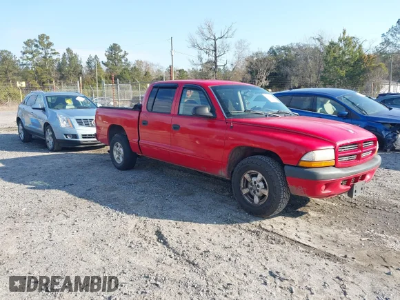✅ 2001 Dodge Dakota Sport • VIN: 1B7GL2ANX1S208131 • Лот: 44342749. Опубликован ранее на IAAI с пробегом 235 493 миль. Бесплатный доступ к архиву аукционных продаж из США и подробный отчёт об истории автомобиля на DreamBid. Изображение 1.