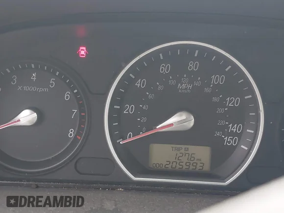 ✅ 2006 Hyundai Sonata GL • VIN: KMHET46C36A098350 • Lot: 45062202. Wystawiony na IAAI z przebiegiem 205 993 mil. Bezpłatny archiwum sprzedaży aukcyjnych z USA i szczegółowy raport historii pojazdu na DreamBid. Zdjęcie 7.