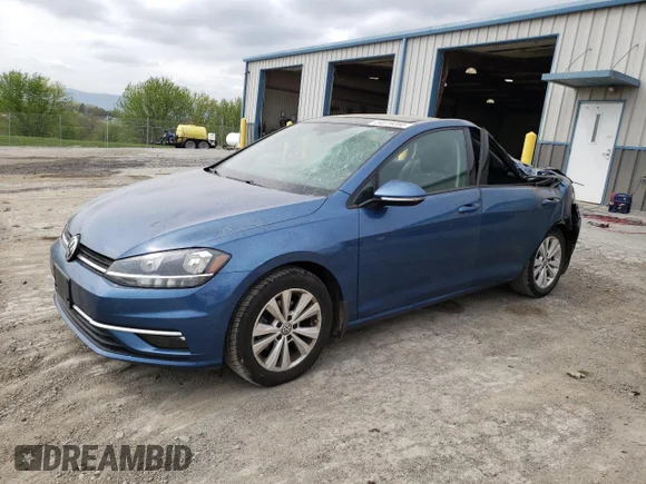 ✅ 2018 Volkswagen Golf S • VIN: 3VWB17AU3JM280007 • Lot: 54619395. Listed on Copart with 66,661 mi. Free auction sales archive from the USA and detailed vehicle history report at DreamBid. Image 1.