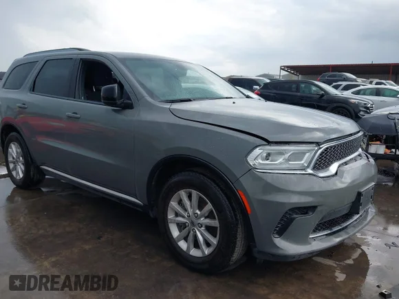 ✅ 2024 Dodge Durango SXT • VIN: 1C4RDHAG1RC197584 • Лот: 42968865. Опубликован ранее на IAAI с пробегом 48 497 миль. Бесплатный доступ к архиву аукционных продаж из США и подробный отчёт об истории автомобиля на DreamBid. Изображение 1.
