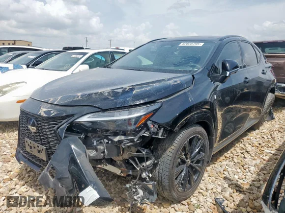 ✅ 2025 Lexus NX NX 450h+ F SPORT Handling • VIN: JTJKKCFZ7S2043636 • Lot: 62828795. Listed on Copart with 2,221 mi. Free auction sales archive from the USA and detailed vehicle history report at DreamBid. Image 1.