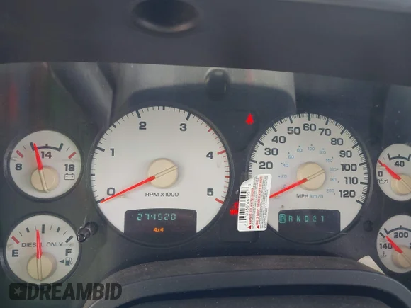 ✅ 2003 Dodge 2500 ST • VIN: 3D7KU28623G796452 • Лот: 42561240. Опубліковано раніше на IAAI з пробігом 274 520 миль. Безкоштовний доступ до архіву аукціонних продажів зі США та докладний звіт про історію автомобіля на DreamBid. Зображення 7.