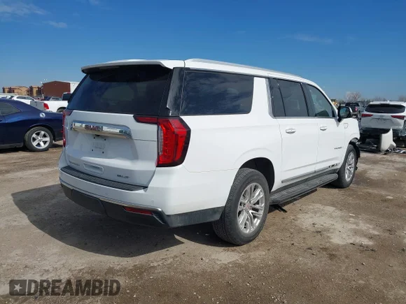 ✅ 2021 GMC Yukon XL SLT • VIN: 1GKS1GKD6MR100561 • Lot: 41609215. Wystawiony na IAAI z przebiegiem 37 429 mil. Bezpłatny archiwum sprzedaży aukcyjnych z USA i szczegółowy raport historii pojazdu na DreamBid. Zdjęcie 4.