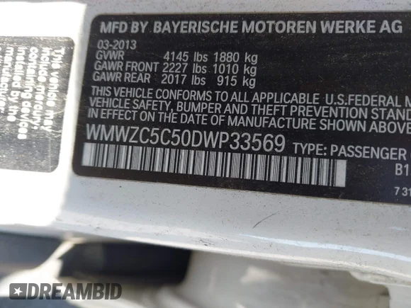 ✅ 2013 MINI Countryman S ALL4 • VIN: WMWZC5C50DWP33569 • Lot: 43408820. Wystawiony na IAAI z przebiegiem 50 800 mil. Bezpłatny archiwum sprzedaży aukcyjnych z USA i szczegółowy raport historii pojazdu na DreamBid. Zdjęcie 9.