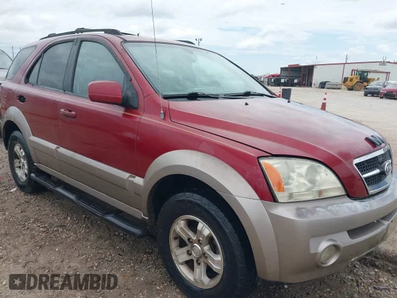 ✅ 2006 Kia Sorento LX • VIN: KNDJD733265550349 • Lot: 45009063. Listed on IAAI with 190,902 mi. Free auction sales archive from the USA and detailed vehicle history report at DreamBid. Image 1.
