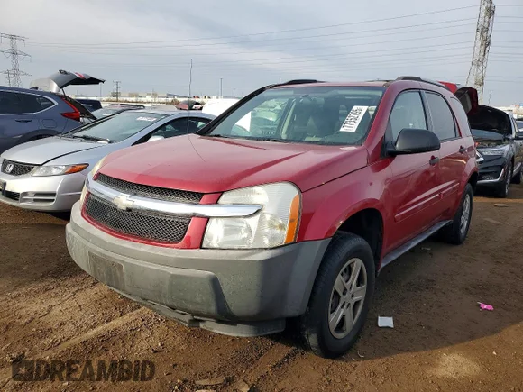 ✅ 2005 Chevrolet Equinox LS • VIN: 2CNDL13F756132424 • Lot: 77352795. Listed on Copart with 177,619 mi. Free auction sales archive from the USA and detailed vehicle history report at DreamBid. Image 1.