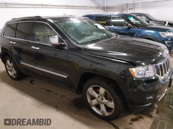 ✅ 2013 Jeep Grand Cherokee Limited • VIN: 1C4RJFBT5DC573317 • Lot: 45381597. Listed on IAAI with 165,563 mi. Free auction sales archive from the USA and detailed vehicle history report at DreamBid. Image 1.