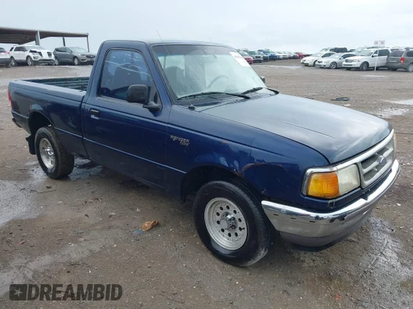 ✅ 1997 Ford Ranger XLT • VIN: 1FTCR10A1VUA91877 • Lot: 45069038. Listed on IAAI with 187,732 mi. Free auction sales archive from the USA and detailed vehicle history report at DreamBid. Image 1.
