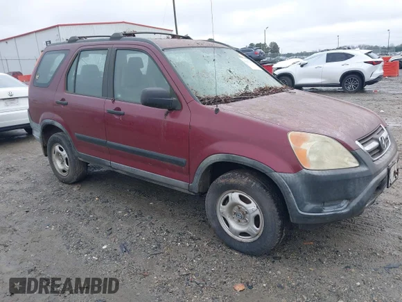 ✅ 2003 Honda CR-V LX • VIN: JHLRD68563C004820 • Lot: 43823898. Listed on IAAI with 282,571 mi. Free auction sales archive from the USA and detailed vehicle history report at DreamBid. Image 1.