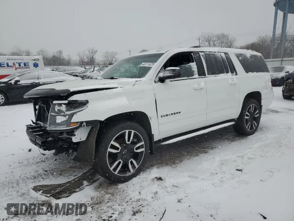 ✅ 2020 Chevrolet Suburban Premier • VIN: 1GNSKJKJ9LR283357 • Лот: 44111475. Опубліковано раніше на Copart з пробігом 68 021 миль. Безкоштовний доступ до архіву аукціонних продажів зі США та докладний звіт про історію автомобіля на DreamBid. Зображення 1.