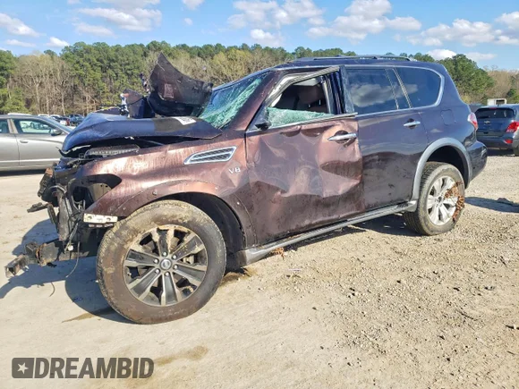 ✅ 2017 Nissan Armada Platinum • VIN: JN8AY2NE5H9700265 • Lot: 79544635. Wystawiony na Copart z przebiegiem 137 307 mil. Bezpłatny archiwum sprzedaży aukcyjnych z USA i szczegółowy raport historii pojazdu na DreamBid. Zdjęcie 1.