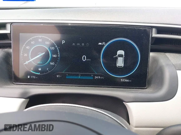✅ 2022 Hyundai Tucson SEL • VIN: 5NMJF3AE9NH061823 • Lot: 45135872. Wystawiony na IAAI z przebiegiem 53 366 mil. Bezpłatny archiwum sprzedaży aukcyjnych z USA i szczegółowy raport historii pojazdu na DreamBid. Zdjęcie 7.