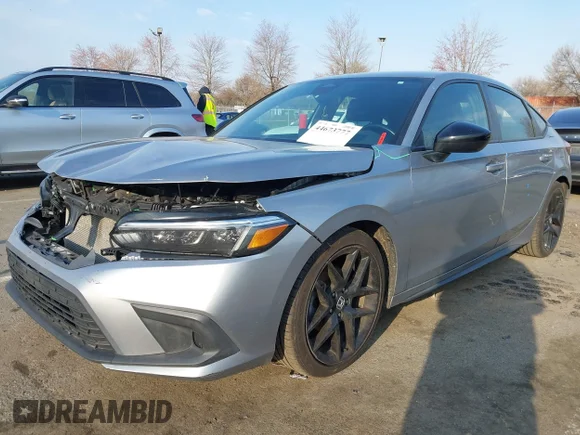 ✅ 2023 Honda Civic Sport • VIN: 19XFL2H8XPE008647 • Lot: 44673777. Wystawiony na IAAI z przebiegiem 129 574 mil. Bezpłatny archiwum sprzedaży aukcyjnych z USA i szczegółowy raport historii pojazdu na DreamBid. Zdjęcie 2.