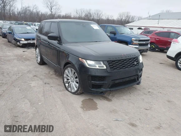 ✅ 2018 Land Rover Range Rover • VIN: SALGS2RE2JA382863 • Lot: 44056573. Listed on IAAI with 101,887 mi. Free auction sales archive from the USA and detailed vehicle history report at DreamBid. Image 1.