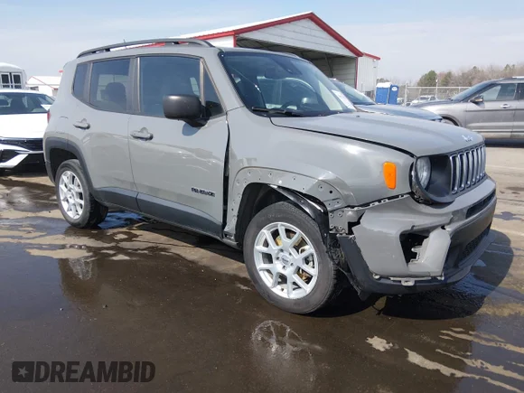 ✅ 2022 Jeep Renegade Latitude • VIN: ZACNJDB10NPN44691 • Лот: 44433358. Опубликован ранее на IAAI с пробегом 94 022 миль. Бесплатный доступ к архиву аукционных продаж из США и подробный отчёт об истории автомобиля на DreamBid. Изображение 1.