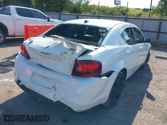✅ 2013 Dodge Avenger SE V6 • VIN: 1C3CDZAG4DN750659 • Lot: 42930863. Listed on IAAI with 156,688 mi. Free auction sales archive from the USA and detailed vehicle history report at DreamBid. Image 4.