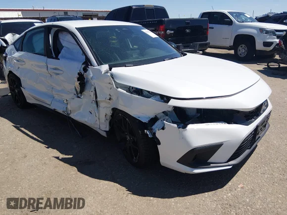 ✅ 2024 Honda Civic Sport • VIN: 19XFL2H81RE030930 • Lot: 45064923. Listed on IAAI with 57,234 mi. Free auction sales archive from the USA and detailed vehicle history report at DreamBid. Image 1.