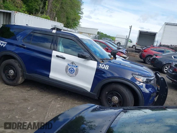 ✅ 2022 Ford Police Interceptor Utility • VIN: 1FM5K8AB1NGB52314 • Лот: 42336575. Опубликован ранее на IAAI с пробегом 8 538 миль. Бесплатный доступ к архиву аукционных продаж из США и подробный отчёт об истории автомобиля на DreamBid. Изображение 1.