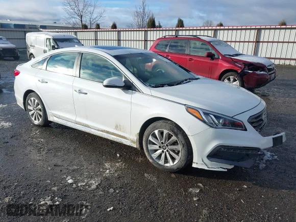 ✅ 2016 Hyundai Sonata Sport • VIN: 5NPE34AF4GH299318 • Lot: 41209798. Wystawiony na IAAI z przebiegiem 126 227 mil. Bezpłatny archiwum sprzedaży aukcyjnych z USA i szczegółowy raport historii pojazdu na DreamBid. Zdjęcie 1.