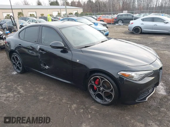 ✅ 2022 Alfa Romeo Giulia Veloce • VIN: ZARFANBN2N7652801 • Lot: 44047465. Listed on IAAI with 30,133 mi. Free auction sales archive from the USA and detailed vehicle history report at DreamBid. Image 1.