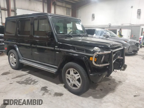 ✅ 2002 Mercedes-Benz G 500 • VIN: WDCYR49E52X128365 • Lot: 44219098. Listed on IAAI with 100,933 mi. Free auction sales archive from the USA and detailed vehicle history report at DreamBid. Image 1.