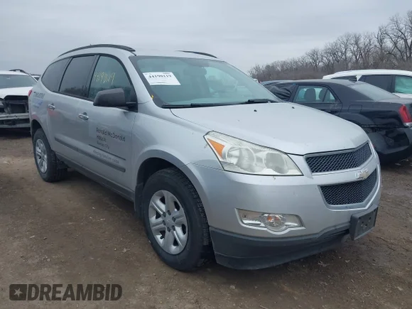 ✅ 2010 Chevrolet Traverse LS • VIN: 1GNLVEED9AJ200515 • Lot: 44190119. Listed on IAAI with 87,433 mi. Free auction sales archive from the USA and detailed vehicle history report at DreamBid. Image 1.