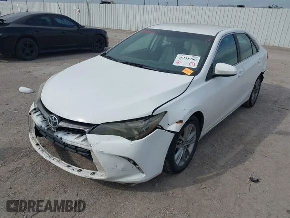 ✅ 2015 Toyota Camry LE • VIN: 4T1BF1FKXFU109200 • Lot: 45118780. Wystawiony na IAAI z przebiegiem 183 811 mil. Bezpłatny archiwum sprzedaży aukcyjnych z USA i szczegółowy raport historii pojazdu na DreamBid. Zdjęcie 2.