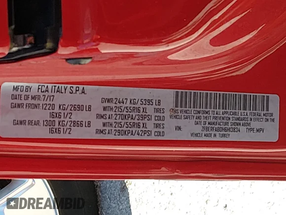 ✅ 2017 Ram ProMaster City Cargo Tradesman • VIN: ZFBERFAB0H6H13834 • Lot: 44884571. Wystawiony na IAAI z przebiegiem Nie podano. Bezpłatny archiwum sprzedaży aukcyjnych z USA i szczegółowy raport historii pojazdu na DreamBid. Zdjęcie 9.