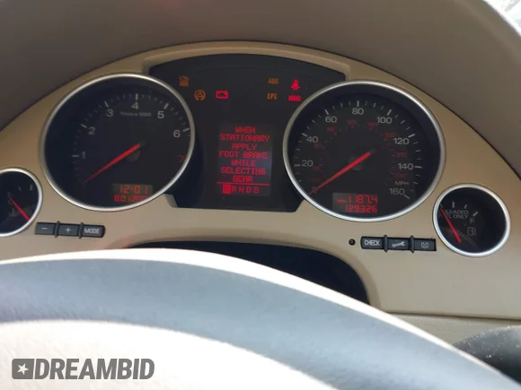✅ 2005 Audi A4 1.8T • VIN: WAUAC48HX5K008659 • Лот: 42431880. Опубліковано раніше на IAAI з пробігом 129 326 миль. Безкоштовний доступ до архіву аукціонних продажів зі США та докладний звіт про історію автомобіля на DreamBid. Зображення 7.