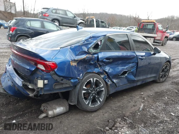 ✅ 2021 Kia K5 GT-Line • VIN: 5XXG64J26MG058557 • Lot: 44076628. Wystawiony na IAAI z przebiegiem 65 569 mil. Bezpłatny archiwum sprzedaży aukcyjnych z USA i szczegółowy raport historii pojazdu na DreamBid. Zdjęcie 4.