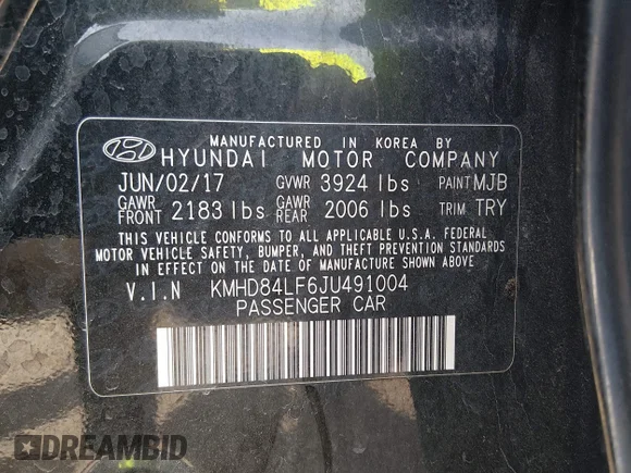 ✅ 2018 Hyundai Elantra Value Edition • VIN: KMHD84LF6JU491004 • Lot: 44663897. Wystawiony na IAAI z przebiegiem 120 430 mil. Bezpłatny archiwum sprzedaży aukcyjnych z USA i szczegółowy raport historii pojazdu na DreamBid. Zdjęcie 9.