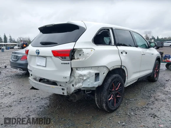 ✅ 2019 Toyota Highlander Hybrid LE • VIN: 5TDBGRFH0KS062715 • Lot: 44411216. Wystawiony na IAAI z przebiegiem 246 661 mil. Bezpłatny archiwum sprzedaży aukcyjnych z USA i szczegółowy raport historii pojazdu na DreamBid. Zdjęcie 6.