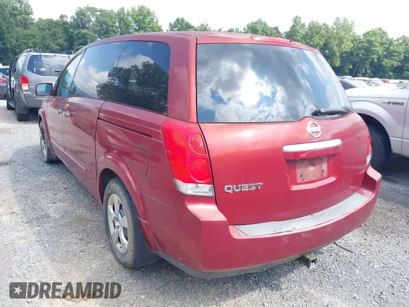 ✅ 2007 Nissan Quest SE • VIN: 5N1BV28U47N119529 • Lot: 42794808. Wystawiony na IAAI z przebiegiem 206 857 mil. Bezpłatny archiwum sprzedaży aukcyjnych z USA i szczegółowy raport historii pojazdu na DreamBid. Zdjęcie 6.