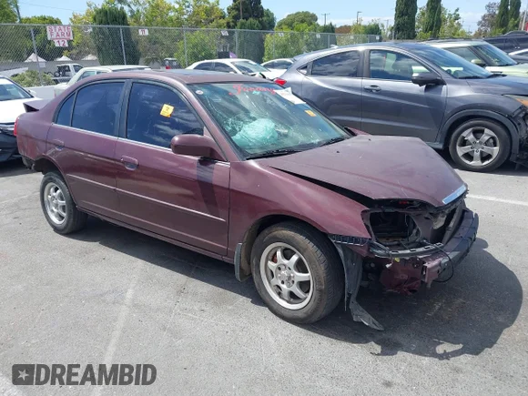 ✅ 2002 Honda Civic EX • VIN: 2HGES26762H585621 • Лот: 45211668. Опубликован ранее на IAAI с пробегом Не указан. Бесплатный доступ к архиву аукционных продаж из США и подробный отчёт об истории автомобиля на DreamBid. Изображение 1.
