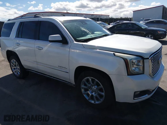 ✅ 2015 GMC Yukon Denali • VIN: 1GKS1CKJ3FR649037 • Лот: 44497299. Опубликован ранее на IAAI с пробегом 164 287 миль. Бесплатный доступ к архиву аукционных продаж из США и подробный отчёт об истории автомобиля на DreamBid. Изображение 1.