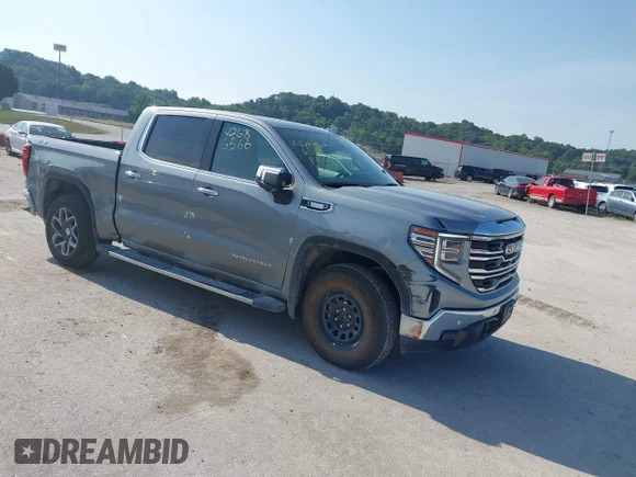 ✅ 2025 GMC Sierra 1500 SLT • VIN: 1GTUUDE86SZ266147 • Lot: 42686566. Wystawiony na IAAI z przebiegiem 8 419 mil. Bezpłatny archiwum sprzedaży aukcyjnych z USA i szczegółowy raport historii pojazdu na DreamBid. Zdjęcie 1.