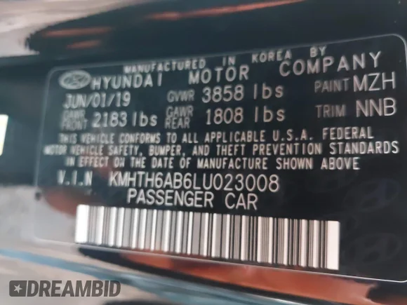 ✅ 2020 Hyundai Veloster Turbo • VIN: KMHTH6AB6LU023008 • Лот: 43962449. Опубліковано раніше на IAAI з пробігом 190 976 миль. Безкоштовний доступ до архіву аукціонних продажів зі США та докладний звіт про історію автомобіля на DreamBid. Зображення 9.