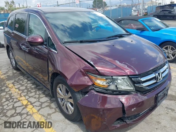 ✅ 2015 Honda Odyssey EX • VIN: 5FNRL5H41FB105384 • Лот: 44756931. Опубліковано раніше на IAAI з пробігом 218 911 миль. Безкоштовний доступ до архіву аукціонних продажів зі США та докладний звіт про історію автомобіля на DreamBid. Зображення 1.