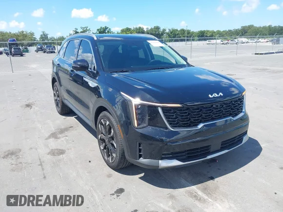 ✅ 2026 Kia Sorento SX • VIN: 5XYRK4JF0TG410260 • Lot: 45444260. Listed on IAAI with 7,942 mi. Free auction sales archive from the USA and detailed vehicle history report at DreamBid. Image 1.