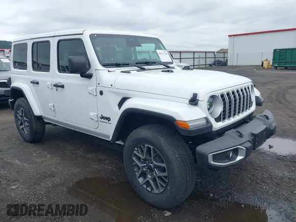 ✅ 2026 Jeep Wrangler Sahara • VIN: 1C4PJXEN4TW264185 • Lot: 45212768. Listed on IAAI with 2,582 mi. Free auction sales archive from the USA and detailed vehicle history report at DreamBid. Image 1.