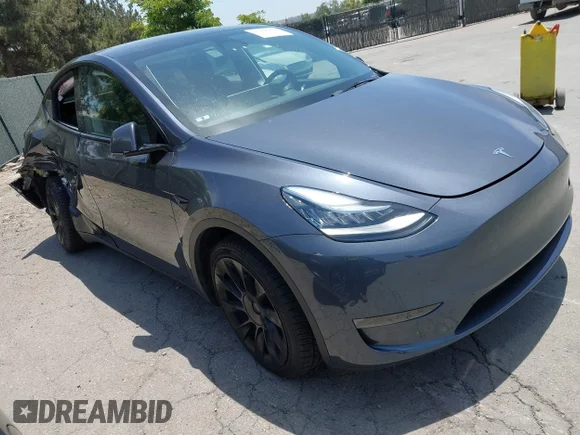 ✅ 2023 Tesla Model Y Long Range • VIN: 7SAYGDEE3PA057217 • Lot: 45268261. Listed on IAAI with 52,405 mi. Free auction sales archive from the USA and detailed vehicle history report at DreamBid. Image 1.