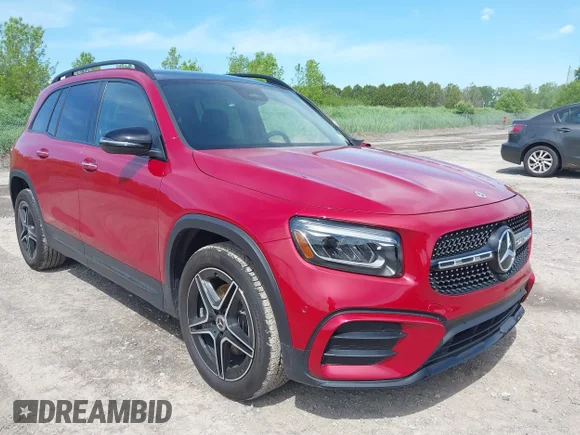 ✅ 2025 Mercedes-Benz GLB 250 • VIN: W1N4M4HB5SW428786 • Лот: 45203418. Опубліковано раніше на IAAI з пробігом 4 265 миль. Безкоштовний доступ до архіву аукціонних продажів зі США та докладний звіт про історію автомобіля на DreamBid. Зображення 1.