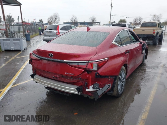 ✅ 2022 Lexus ES 350 • VIN: 58ACZ1B15NU119942 • Lot: 41785863. Wystawiony na IAAI z przebiegiem 42 854 mil. Bezpłatny archiwum sprzedaży aukcyjnych z USA i szczegółowy raport historii pojazdu na DreamBid. Zdjęcie 4.