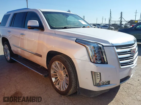 ✅ 2020 Cadillac Escalade Platinum • VIN: 1GYS4DKJ5LR185005 • Lot: 42898664. Wystawiony na IAAI z przebiegiem Nie podano. Bezpłatny archiwum sprzedaży aukcyjnych z USA i szczegółowy raport historii pojazdu na DreamBid. Zdjęcie 1.