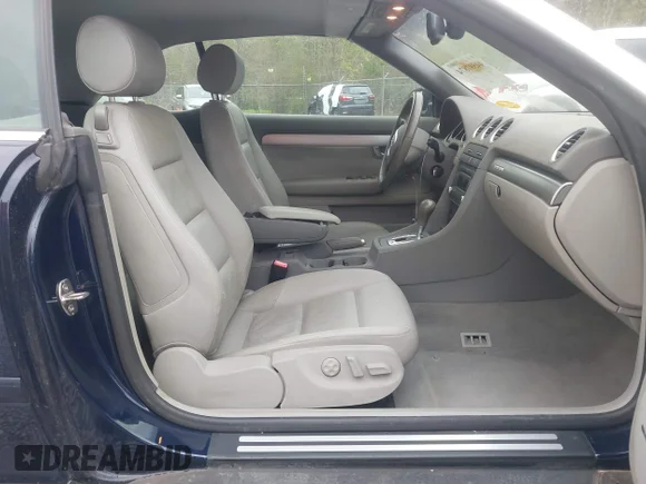 ✅ 2007 Audi A4 2.0T • VIN: WAUDF48H57K031080 • Lot: 44597874. Listed on IAAI with 93,893 mi. Free auction sales archive from the USA and detailed vehicle history report at DreamBid. Image 5.