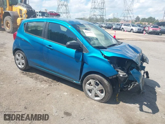 ✅ 2021 Chevrolet Spark LS • VIN: KL8CA6SAXMC711768 • Лот: 43152219. Опубликован ранее на IAAI с пробегом Не указан. Бесплатный доступ к архиву аукционных продаж из США и подробный отчёт об истории автомобиля на DreamBid. Изображение 1.