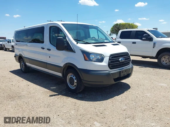 ✅ 2018 Ford Transit Passenger XLT • VIN: 1FBZX2YM0JKB31249 • Lot: 45075575. Listed on IAAI with 68,227 mi. Free auction sales archive from the USA and detailed vehicle history report at DreamBid. Image 1.