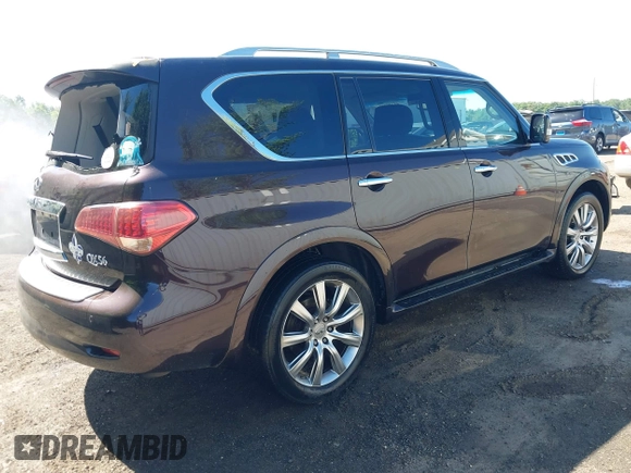 ✅ 2012 Infiniti QX56 7-passenger • VIN: JN8AZ2NE6C9017481 • Lot: 45229209. Wystawiony na IAAI z przebiegiem 147 572 mil. Bezpłatny archiwum sprzedaży aukcyjnych z USA i szczegółowy raport historii pojazdu na DreamBid. Zdjęcie 4.