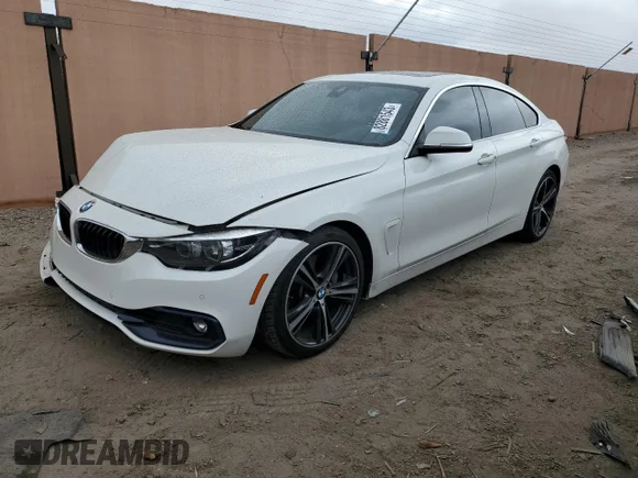 ✅ 2018 BMW 4 Series 440i • VIN: WBA4J5C55JBF06190 • Lot: 82881543. Listed on Copart with 69,710 mi. Free auction sales archive from the USA and detailed vehicle history report at DreamBid. Image 1.
